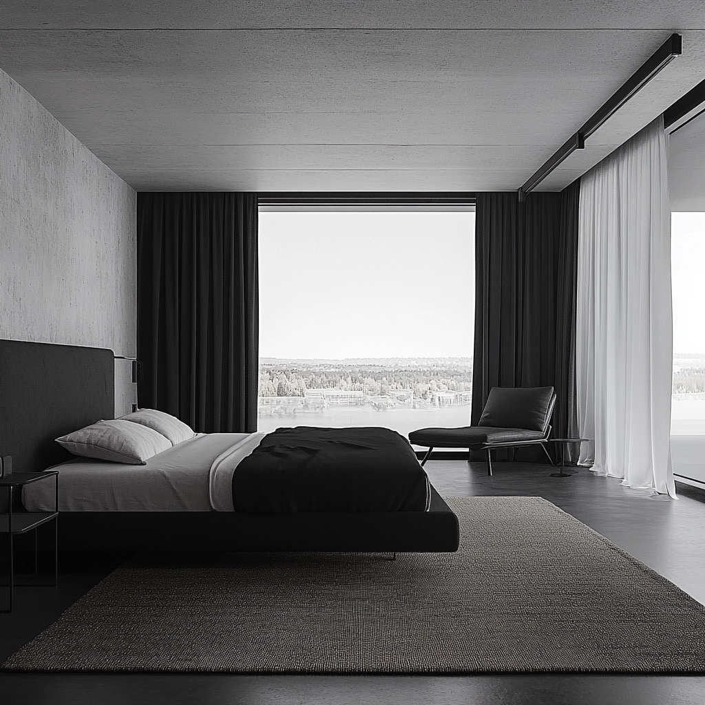 bedroom rug placement 53