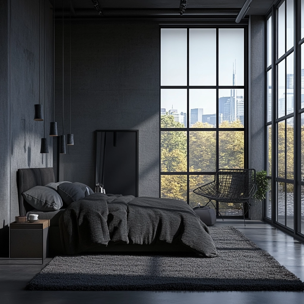 bedroom rug placement 54