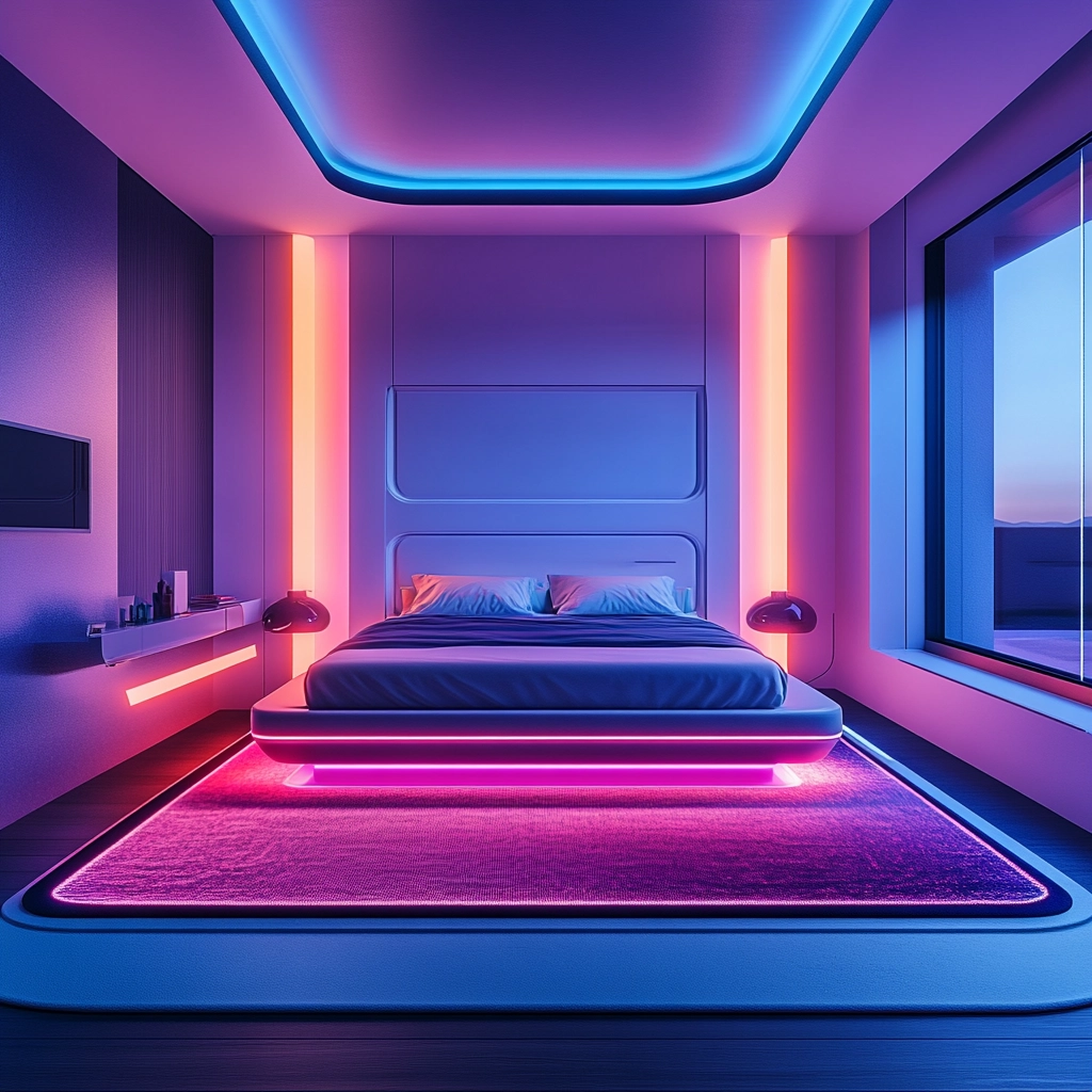 bedroom rug placement 70