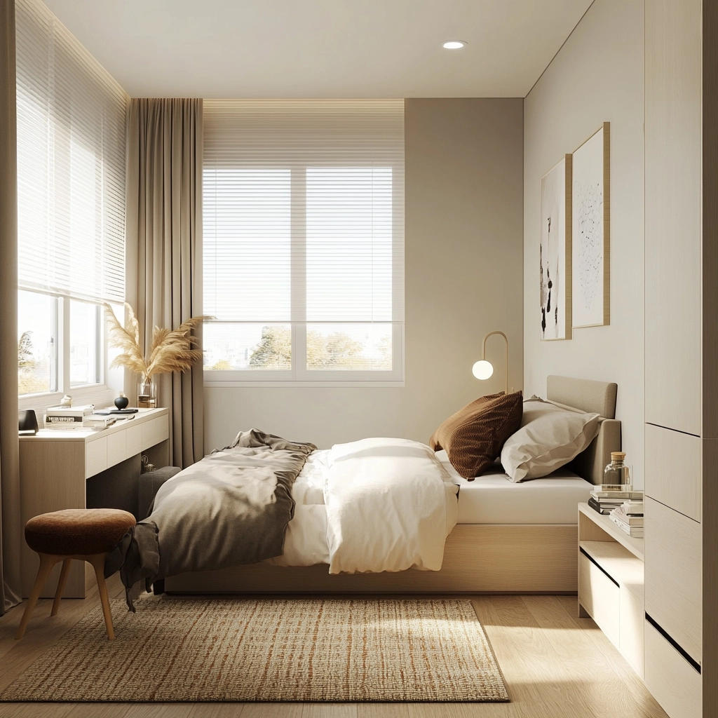 bedroom rug placement 78