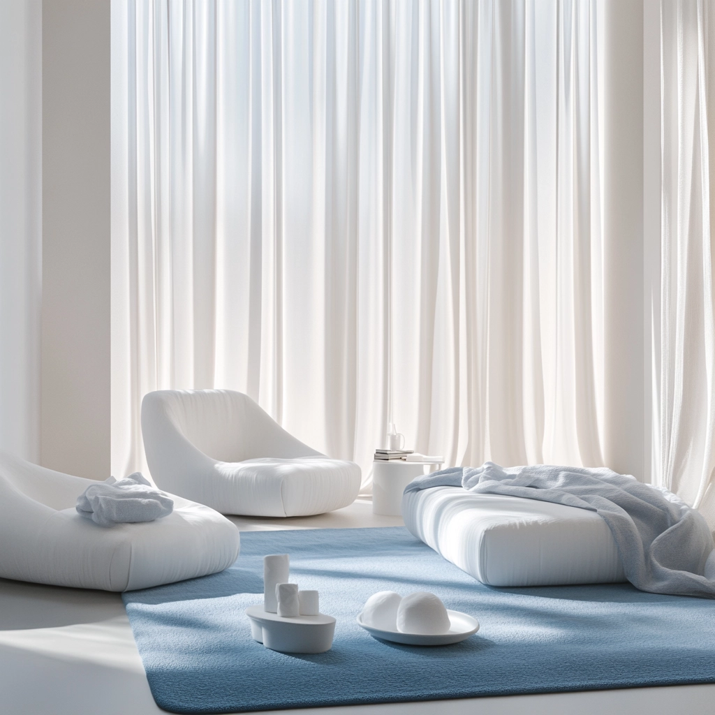 bedroom with blue rug 6