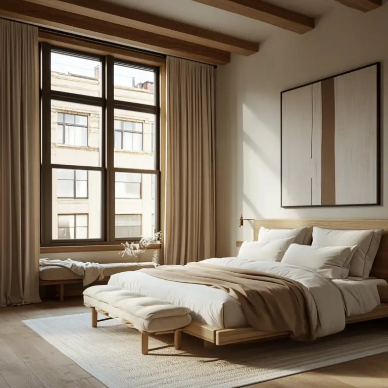 bedroom with dark grey carpet 1