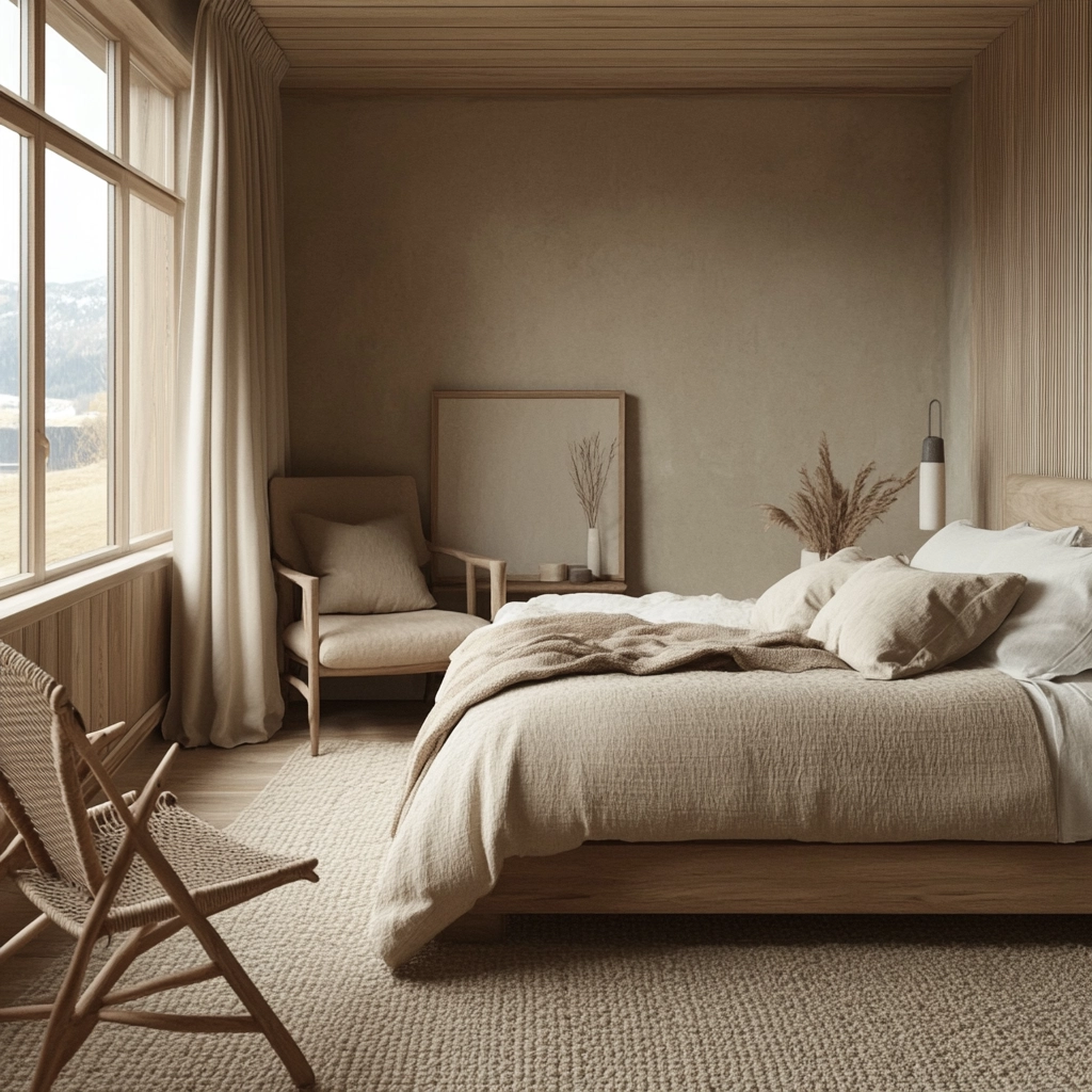 bedroom with dark grey carpet 2