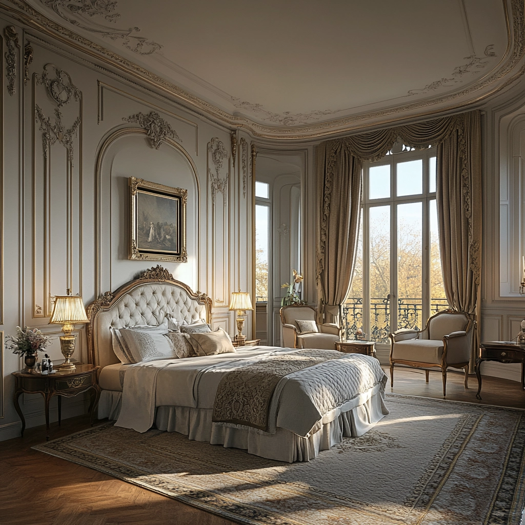 bedroom with dark grey carpet 29