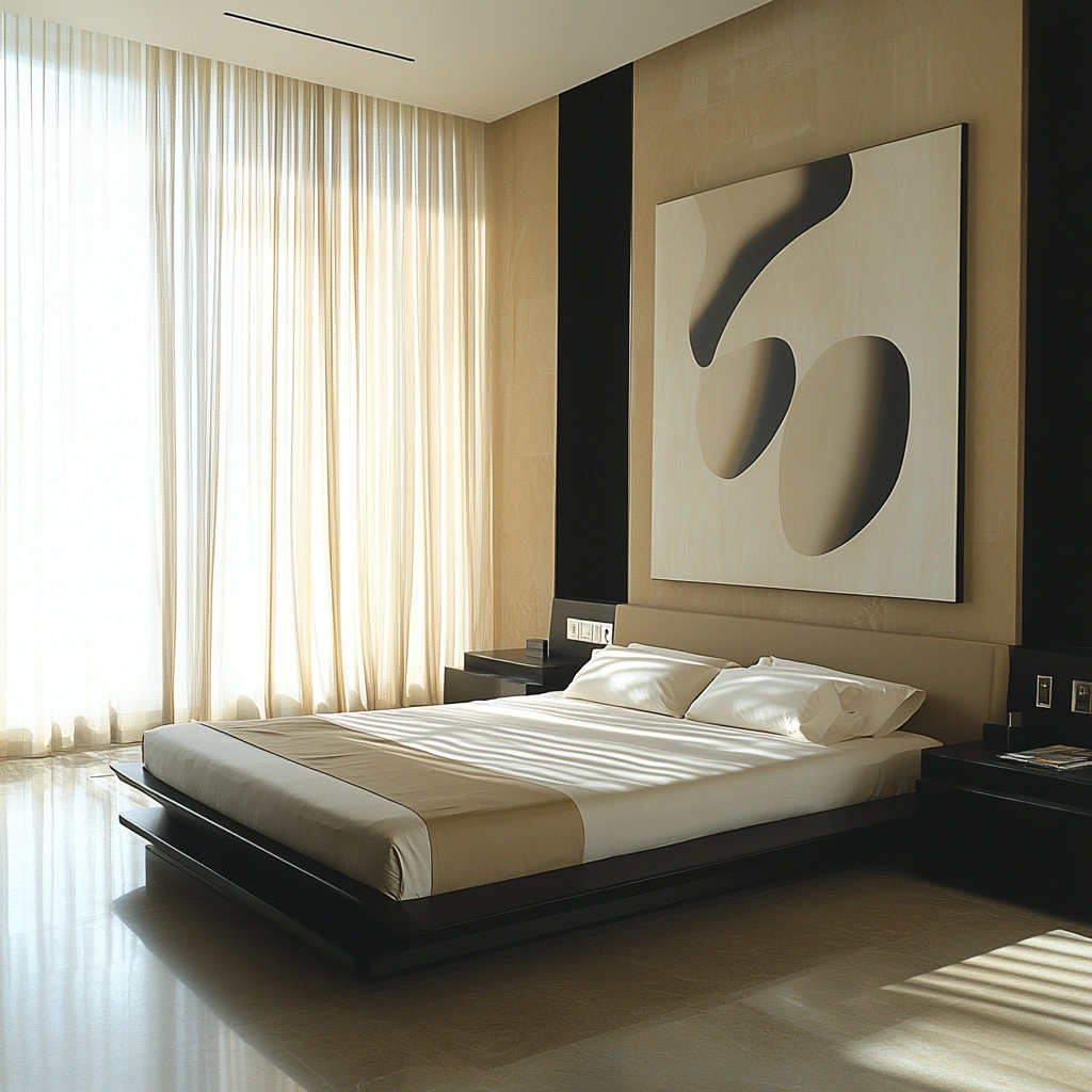 beige and black bedroom ideas 1