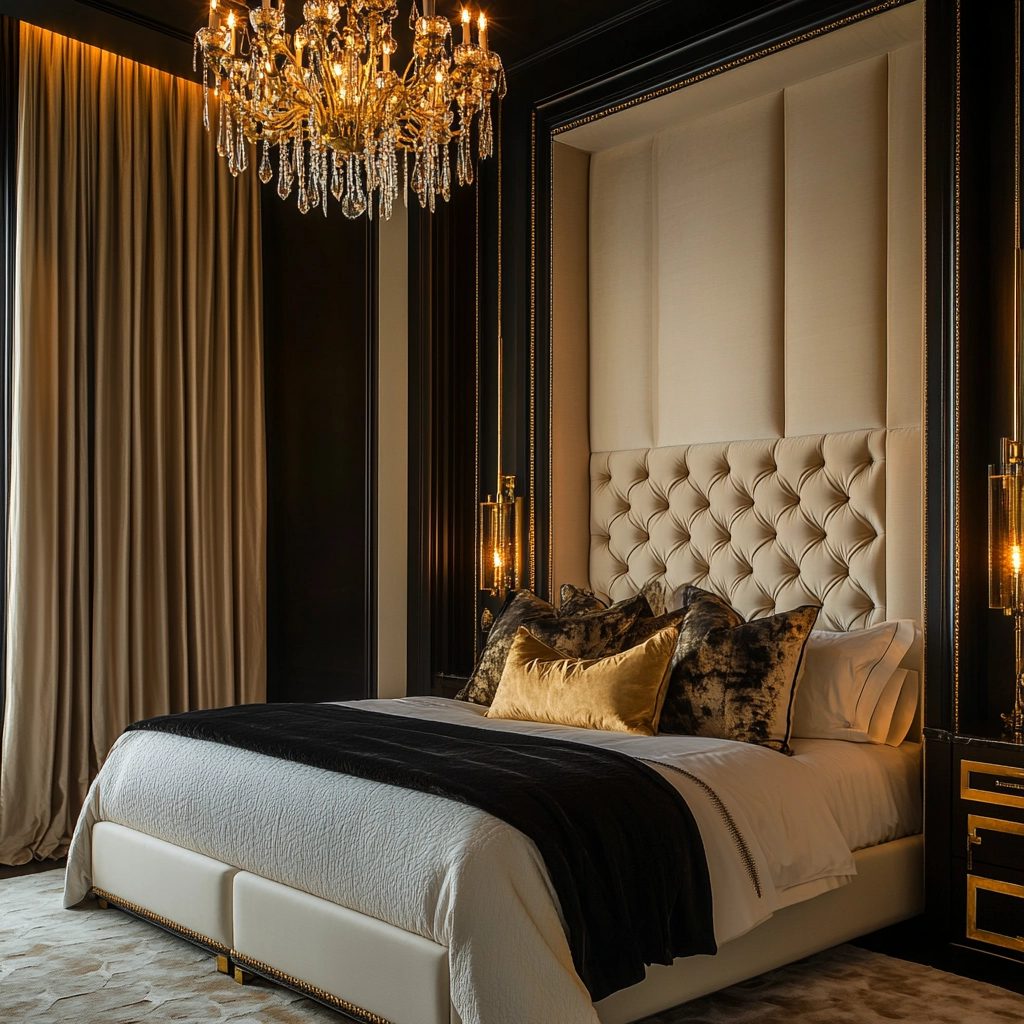 beige and black bedroom ideas 17