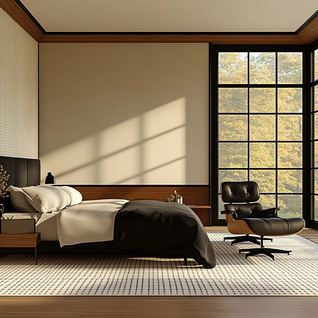 beige and black bedroom ideas 25