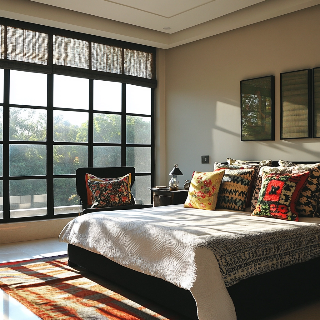 beige and black bedroom ideas 37