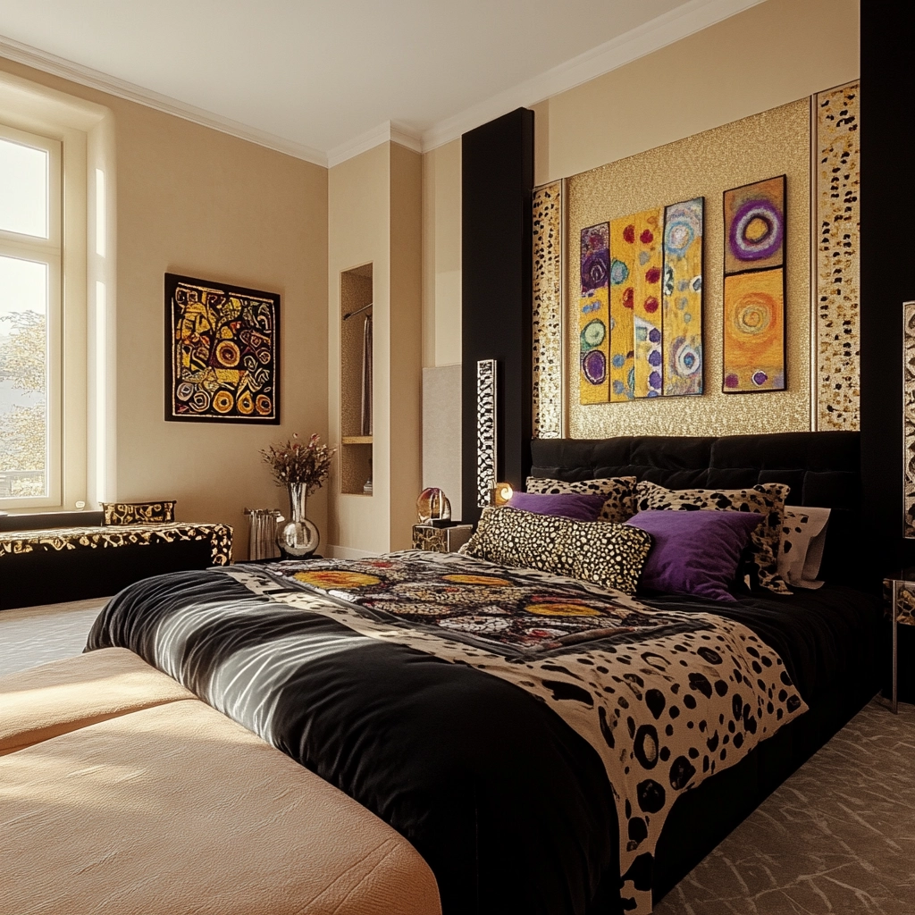 beige and black bedroom ideas 45