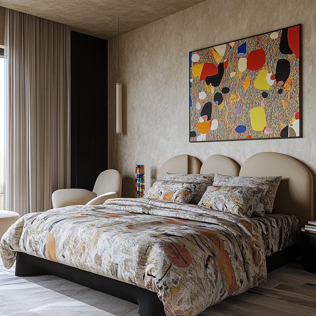beige and black bedroom ideas 48