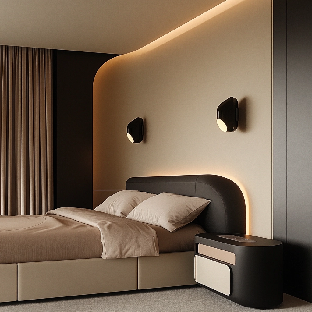 beige and black bedroom ideas 52