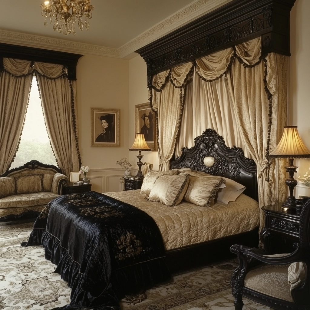 beige and black bedroom ideas 54