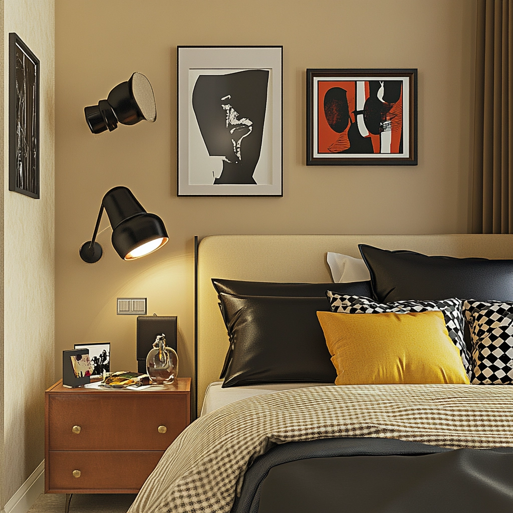 beige and black bedroom ideas 61
