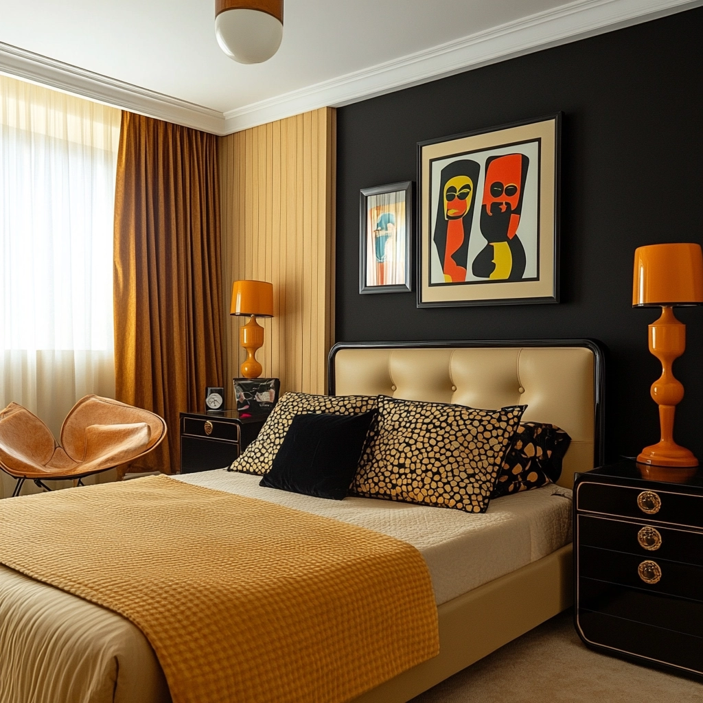 beige and black bedroom ideas 63
