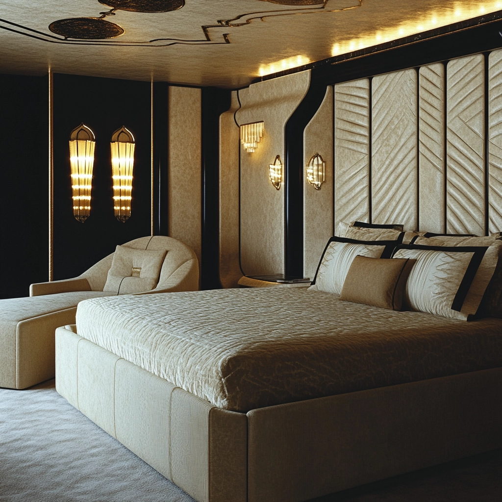 beige and black bedroom ideas 65