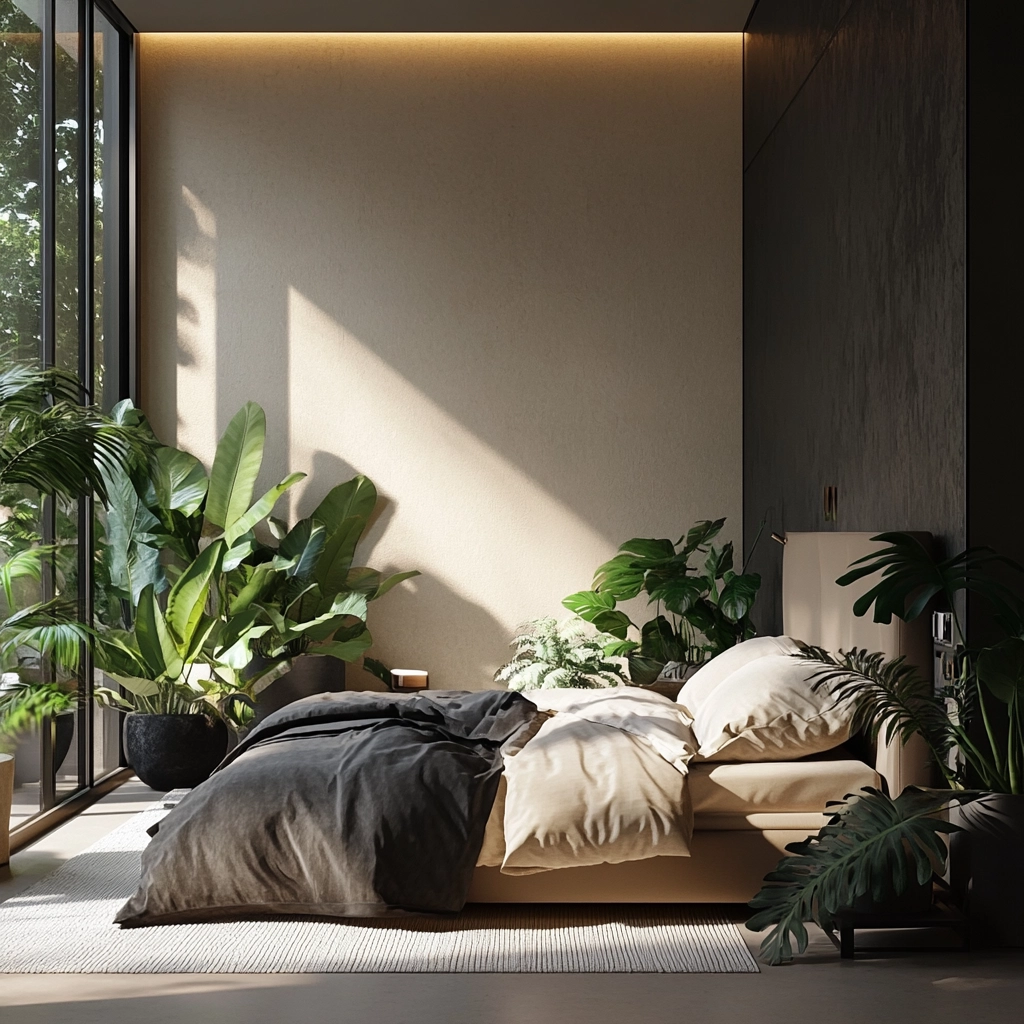 beige and black bedroom ideas 72