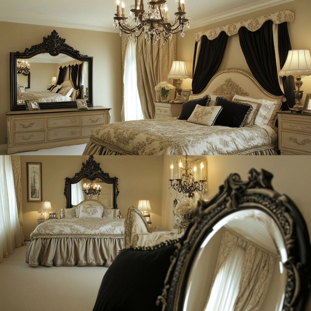 beige and black bedroom ideas 74