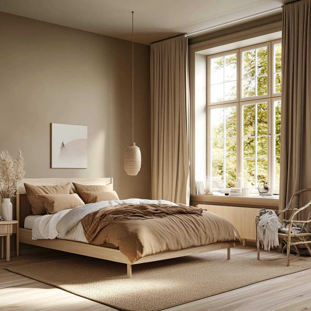 beige and brown bedroom ideas 16