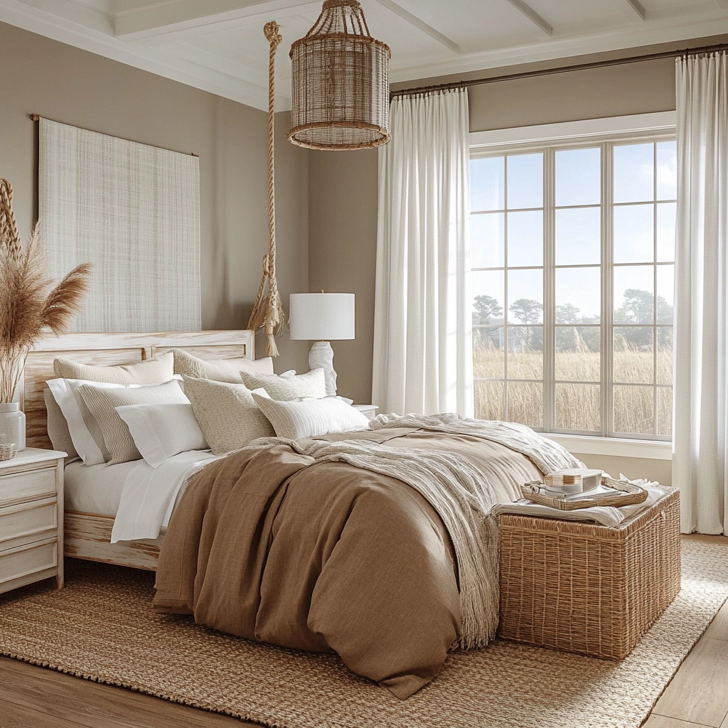 beige and brown bedroom ideas 42