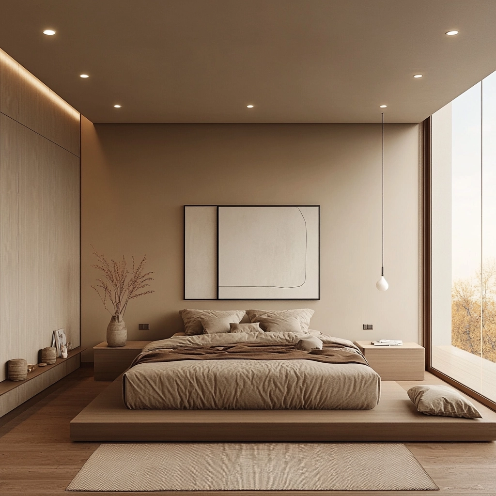 beige and brown bedroom ideas 69