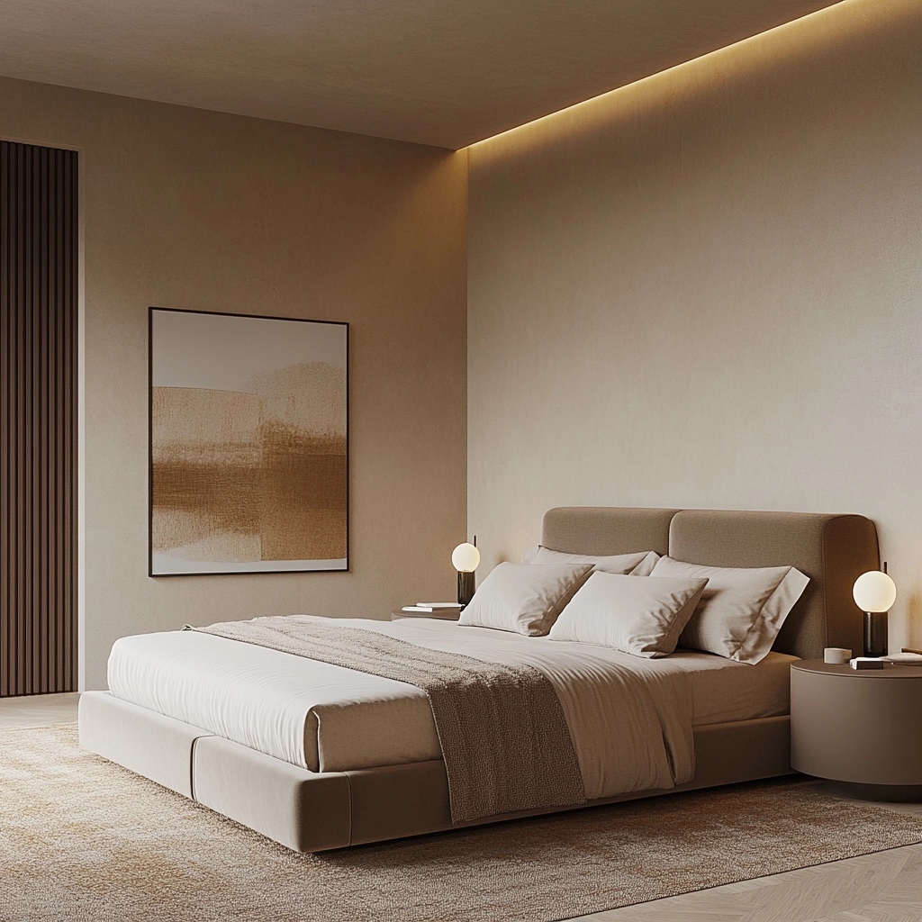 beige and brown bedroom ideas 7