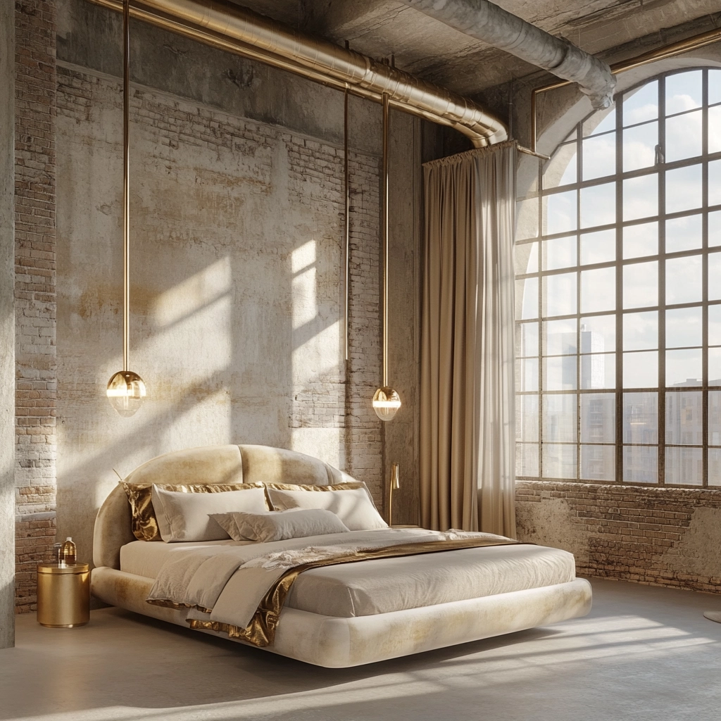 beige and gold bedroom 41