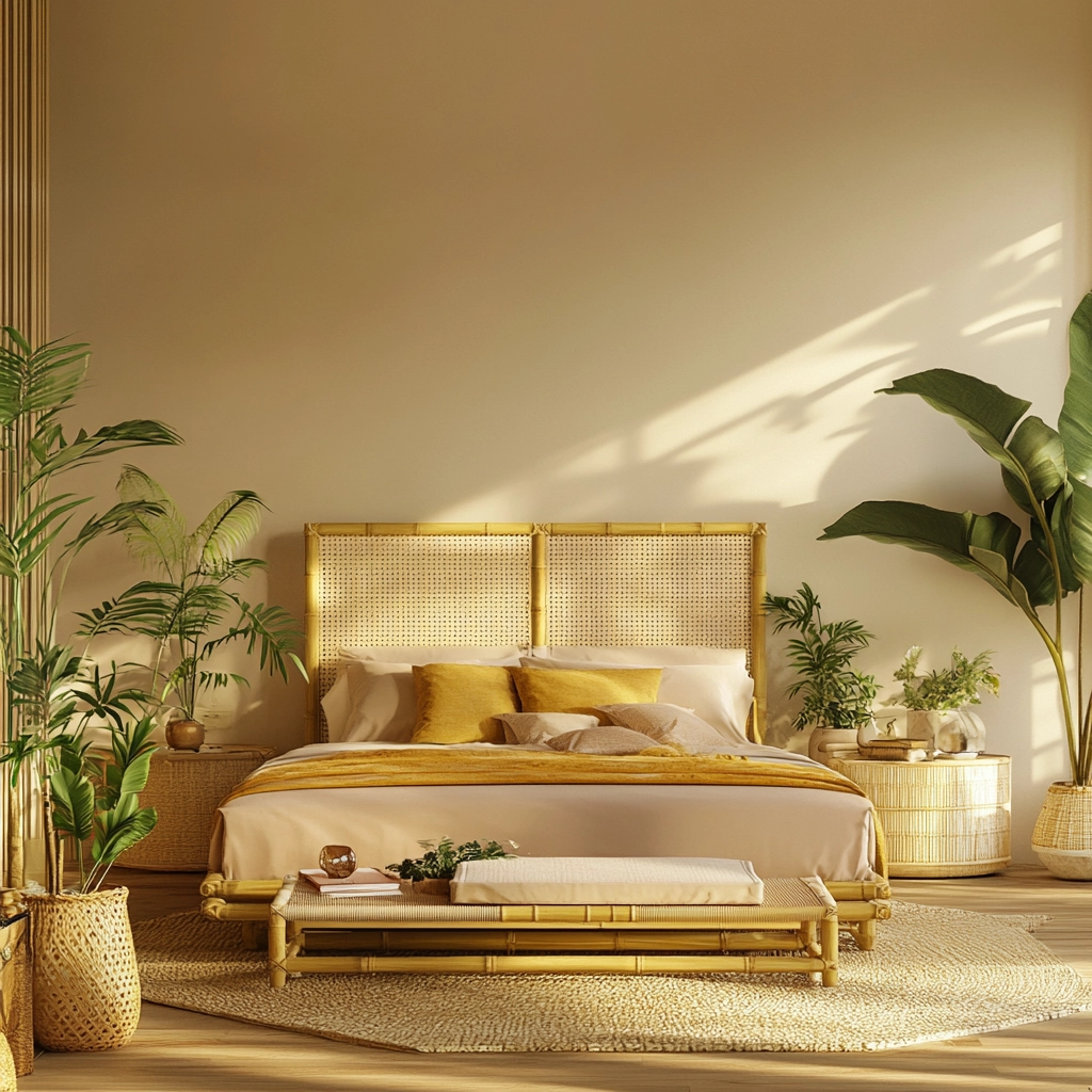 beige and gold bedroom 45