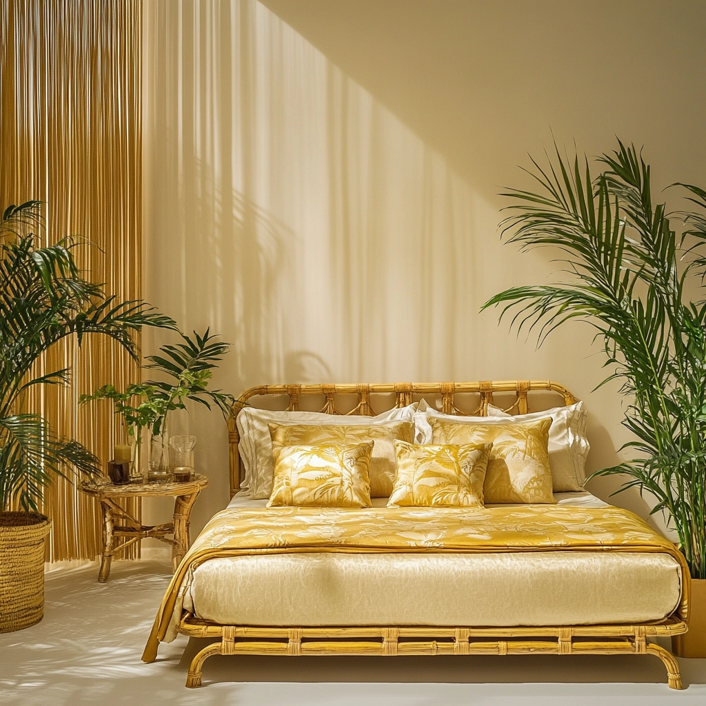 beige and gold bedroom 46
