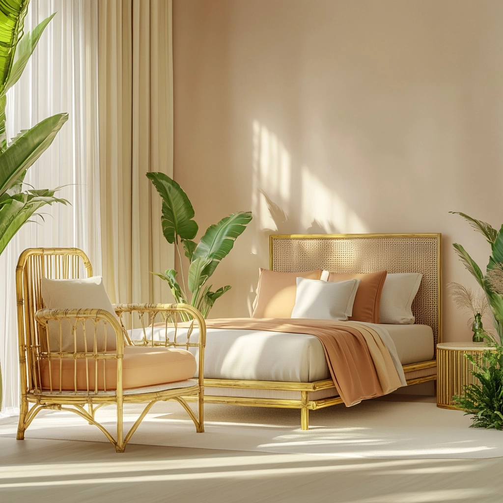 beige and gold bedroom 47