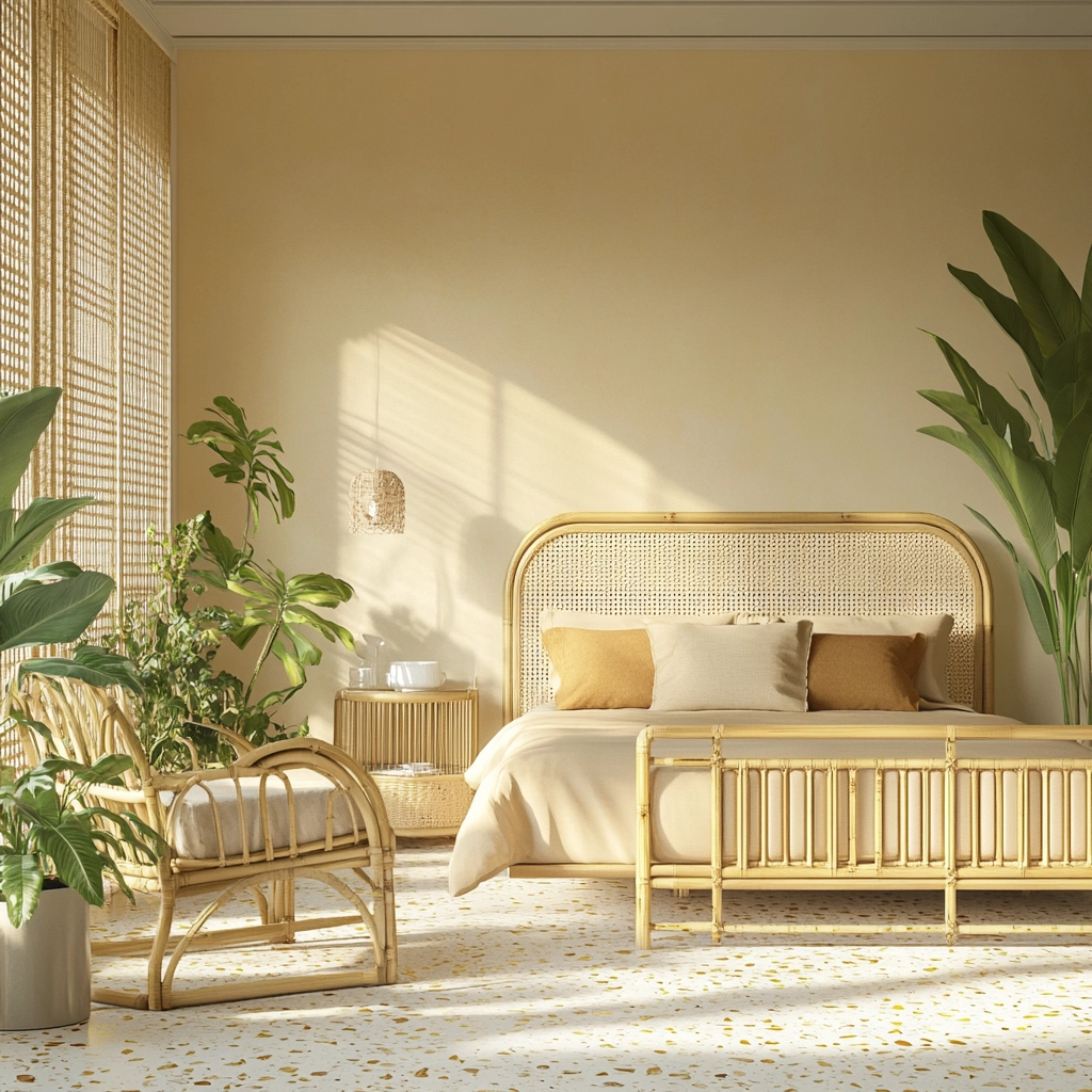 beige and gold bedroom 48