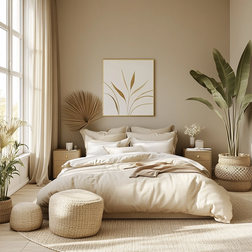 beige and gold bedroom 79