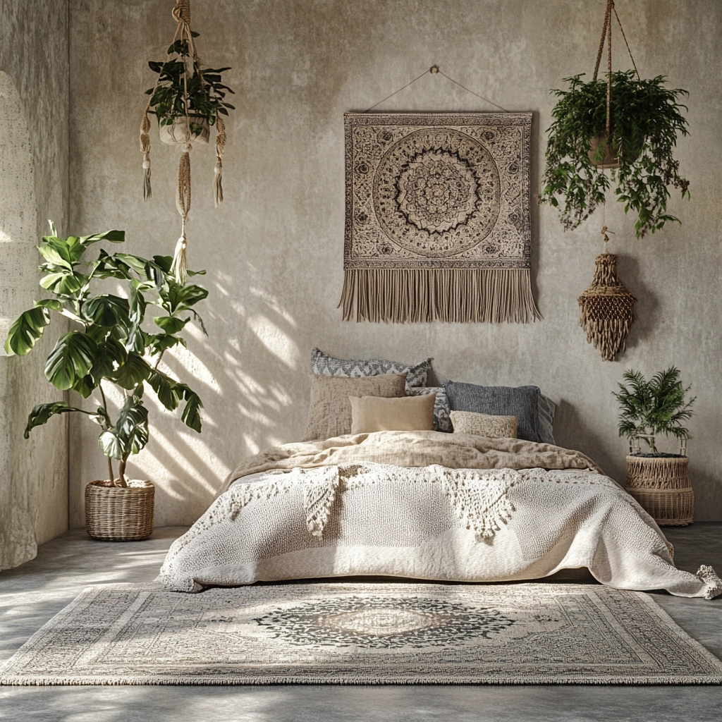 beige and grey bedroom 17