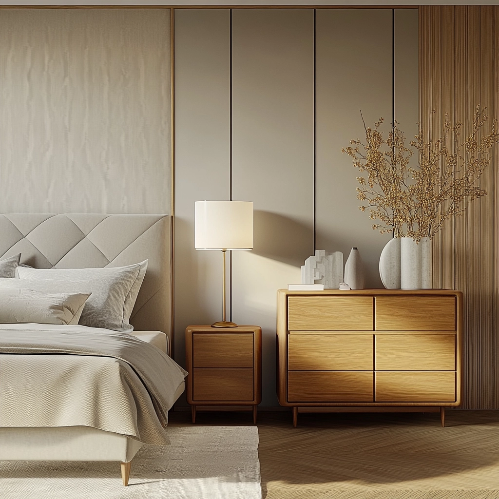 beige and grey bedroom 25