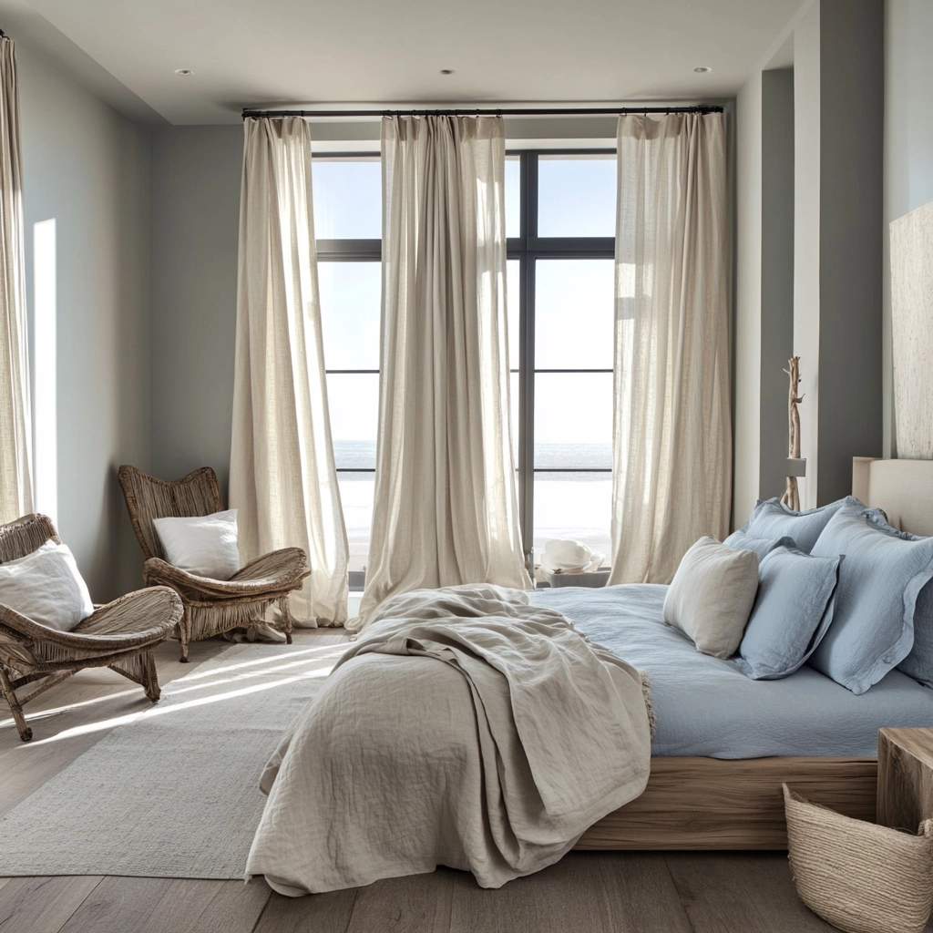beige and grey bedroom 35