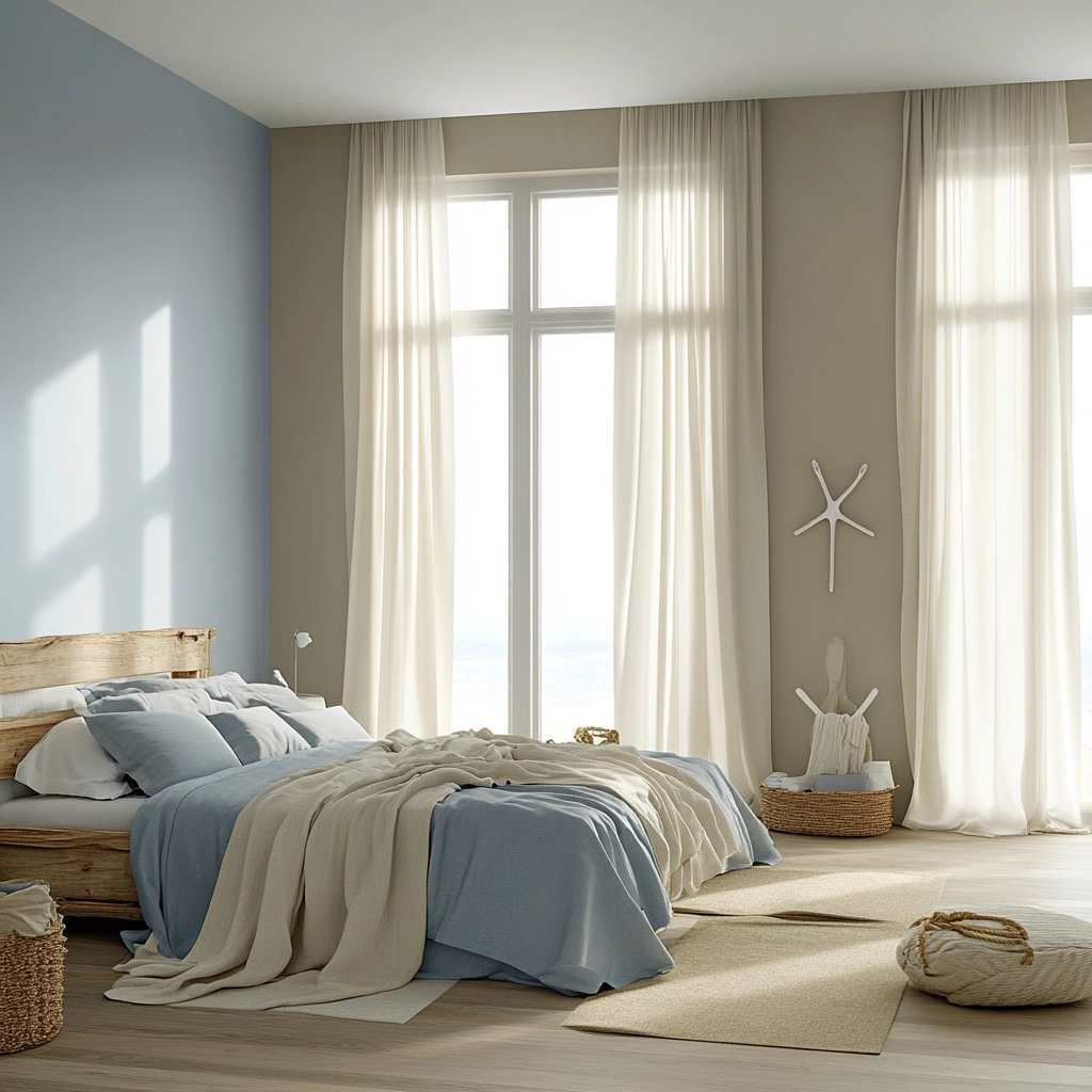 beige and grey bedroom 36