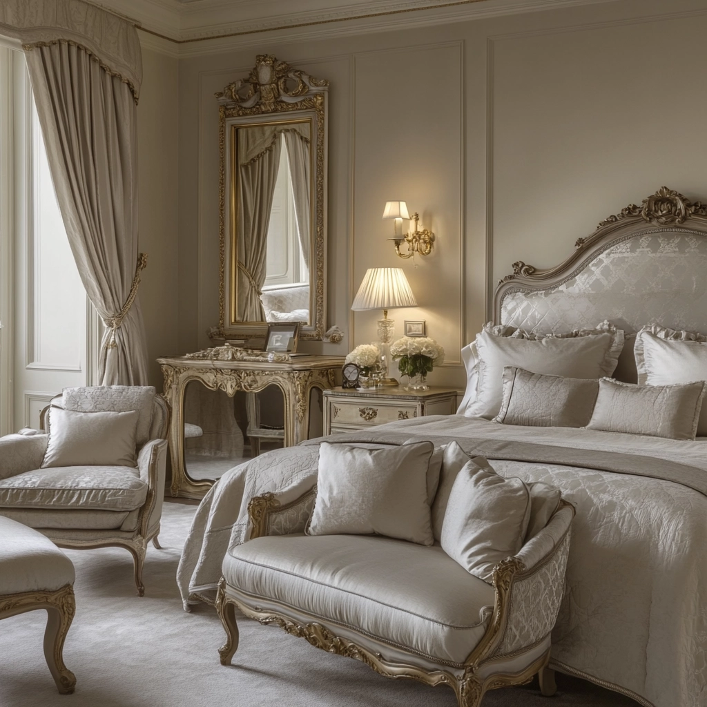 beige and grey bedroom 37