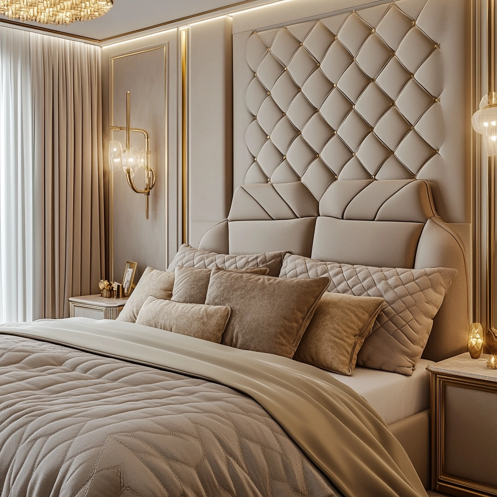 beige and grey bedroom 41