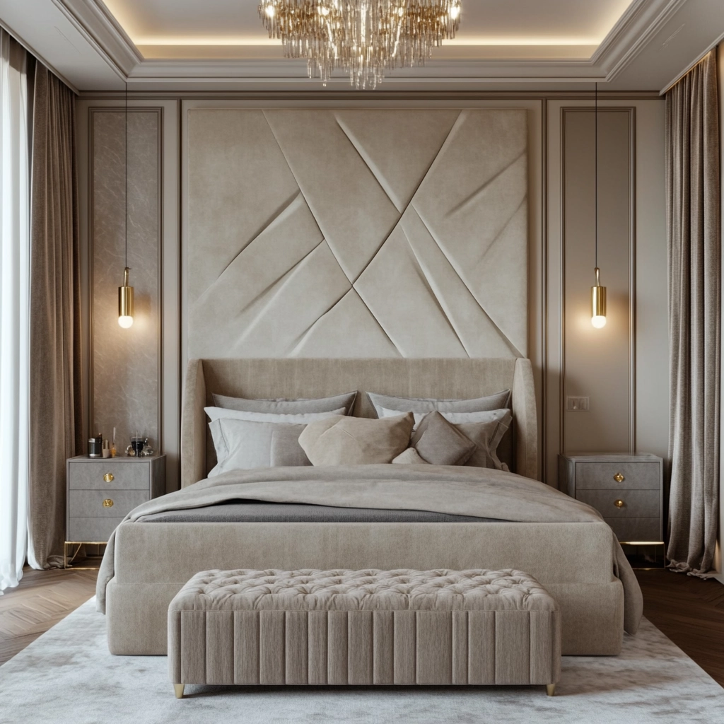 beige and grey bedroom 44
