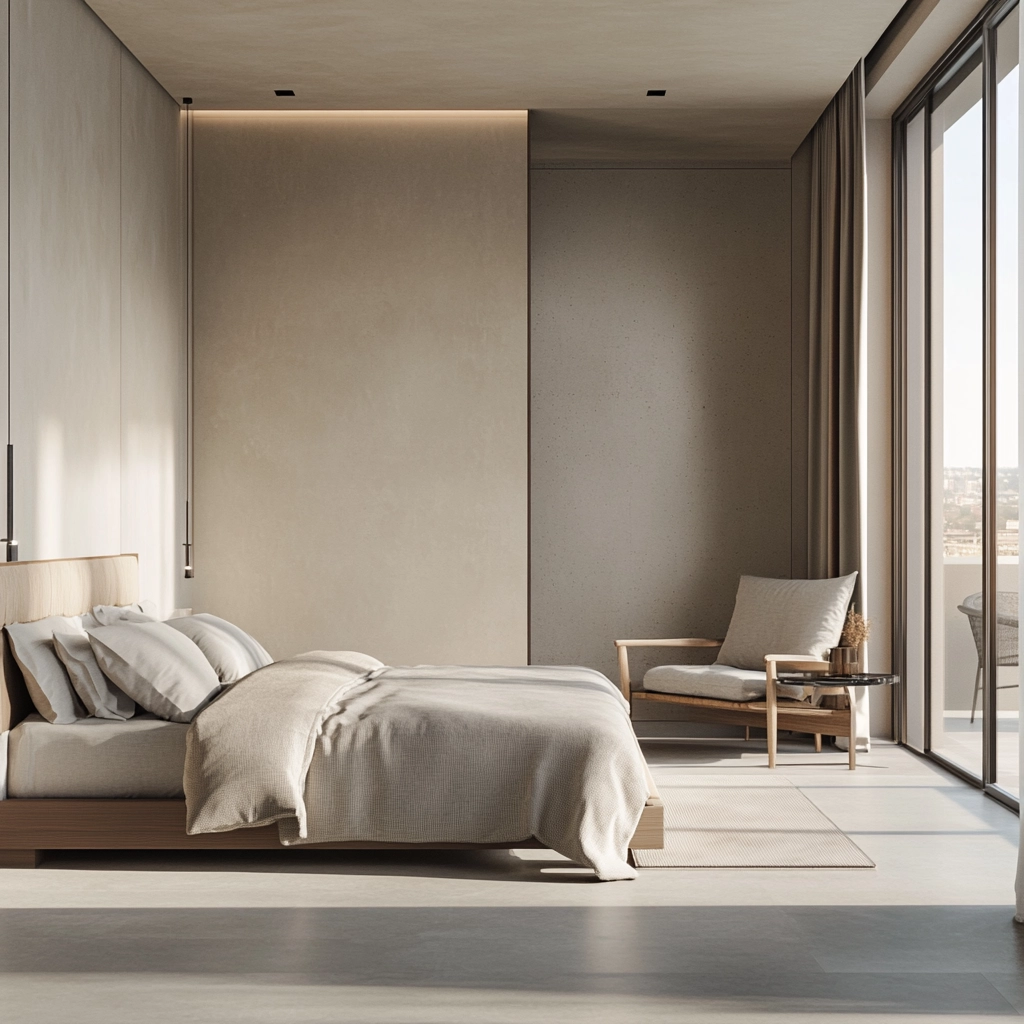 beige and grey bedroom 52