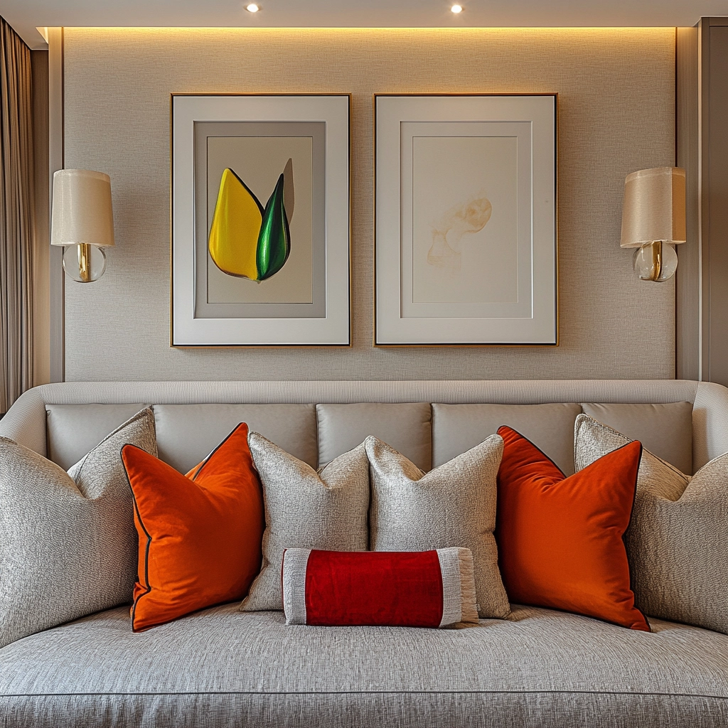 beige and grey bedroom 56