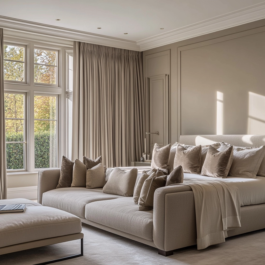 beige and grey bedroom 57