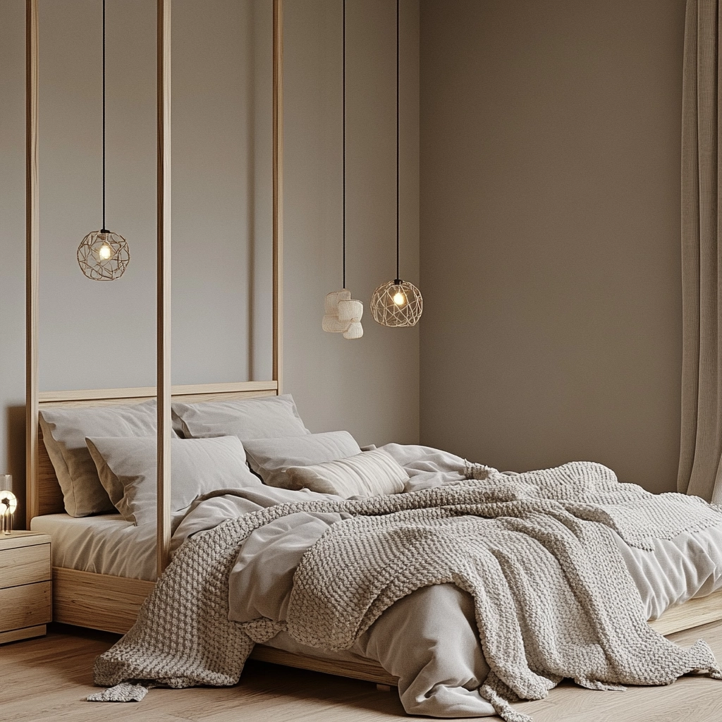 beige and grey bedroom 6