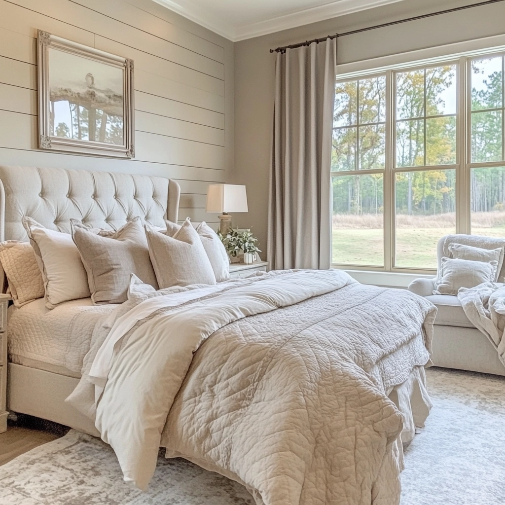 beige and grey bedroom 69