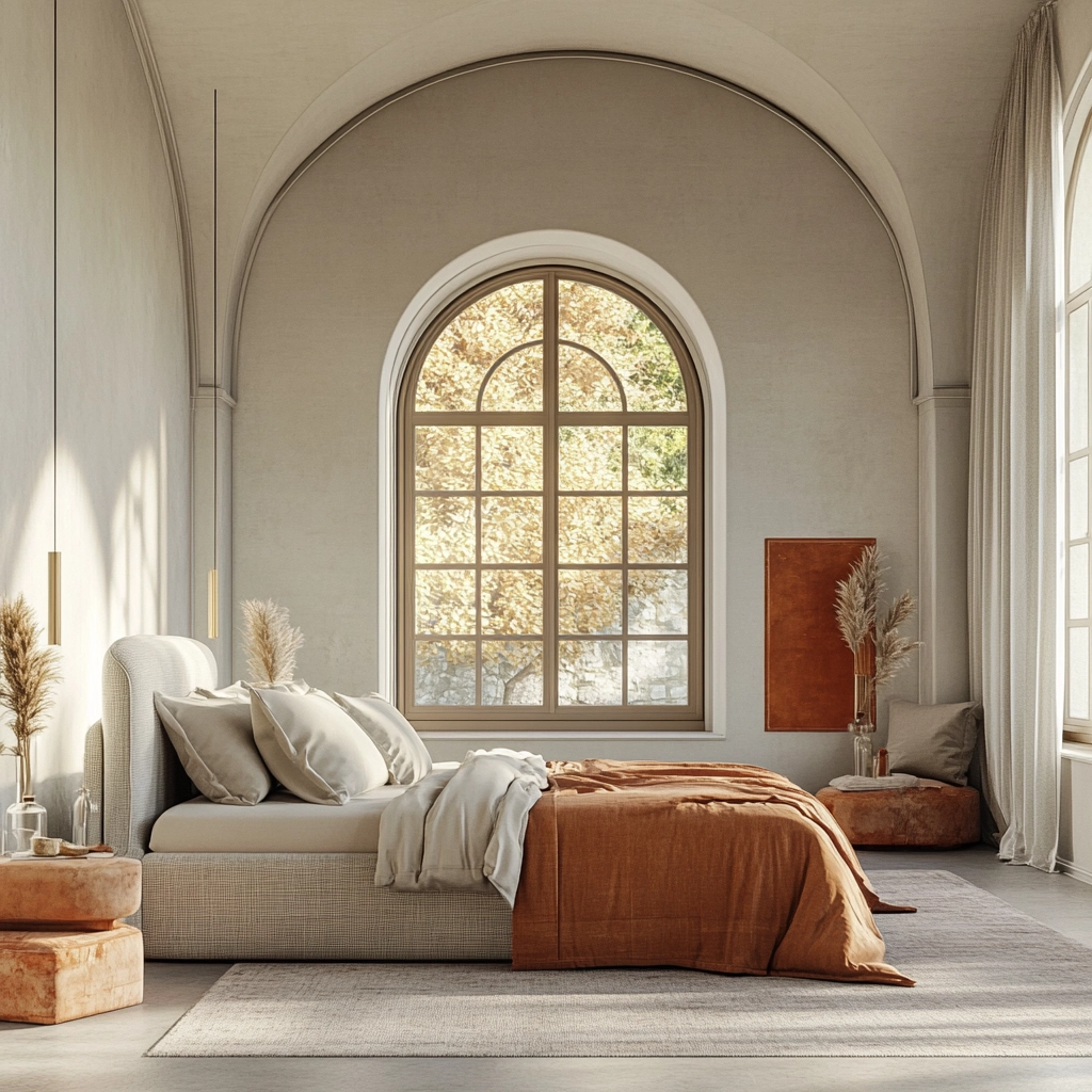 beige and grey bedroom 73