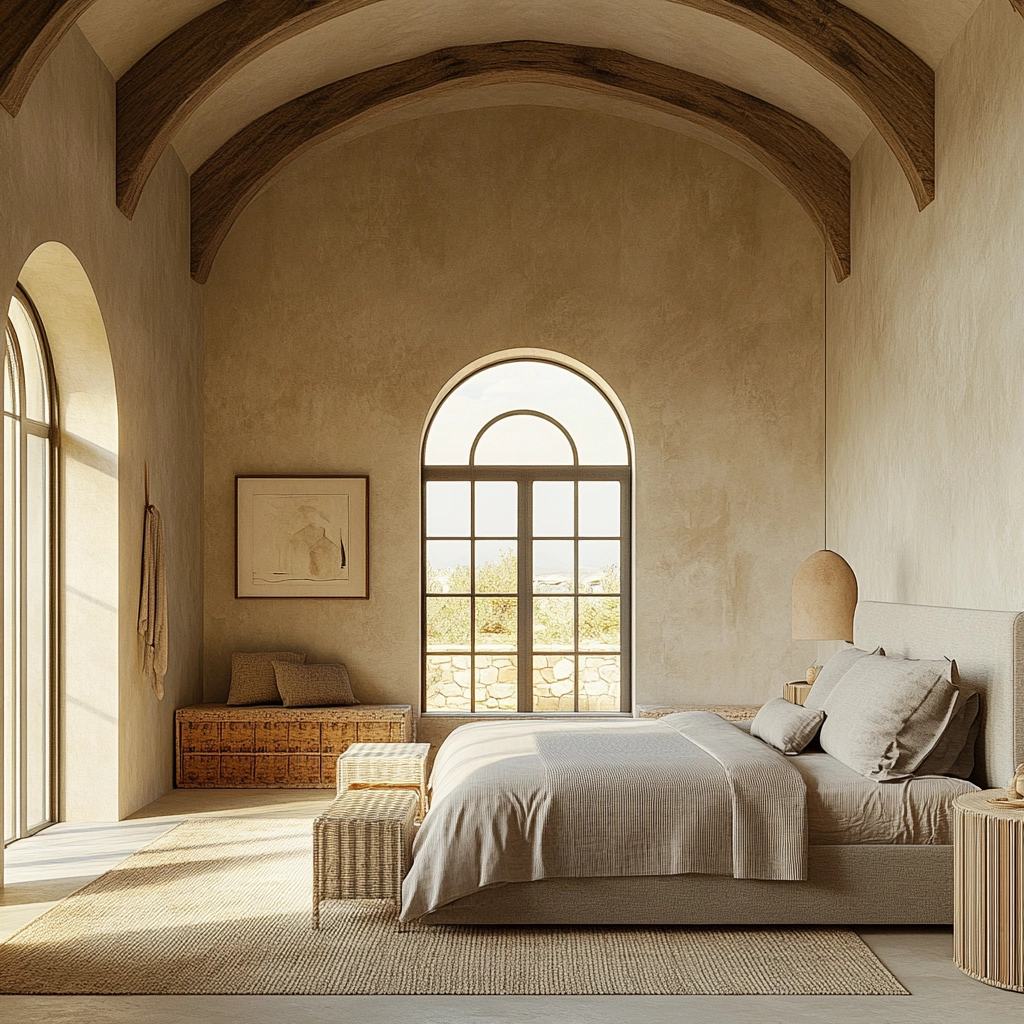 beige and grey bedroom 74