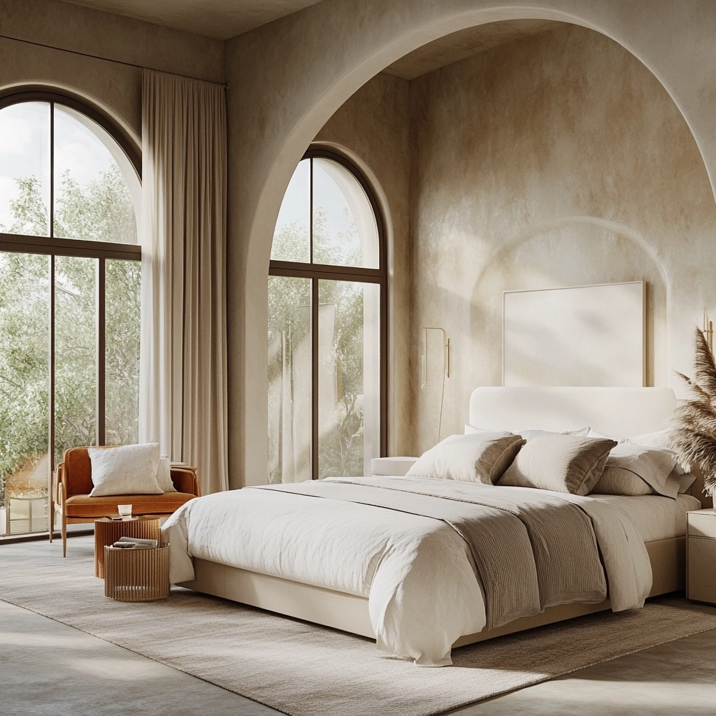 beige and grey bedroom 75