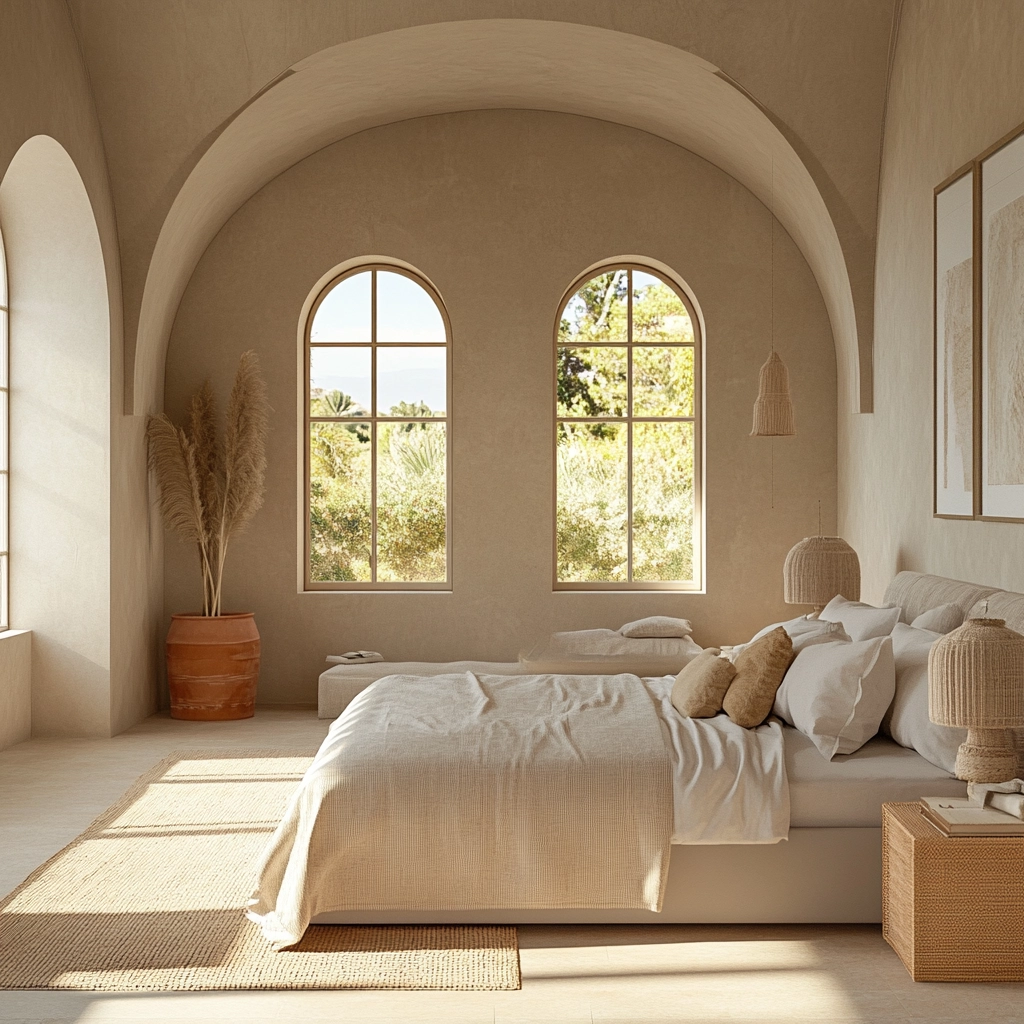 beige and grey bedroom 76