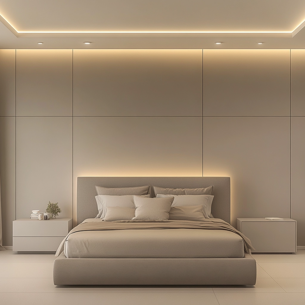 beige and grey bedroom 80