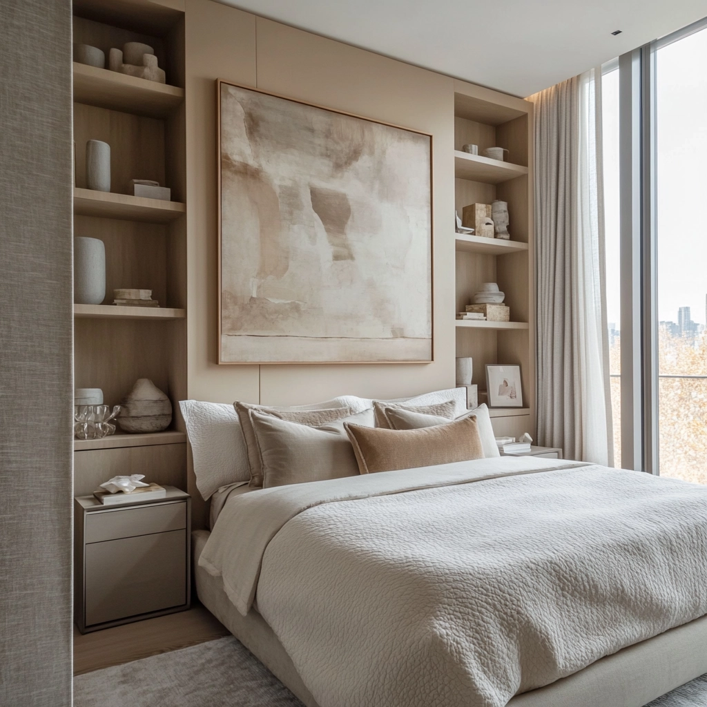 beige and grey bedroom 9