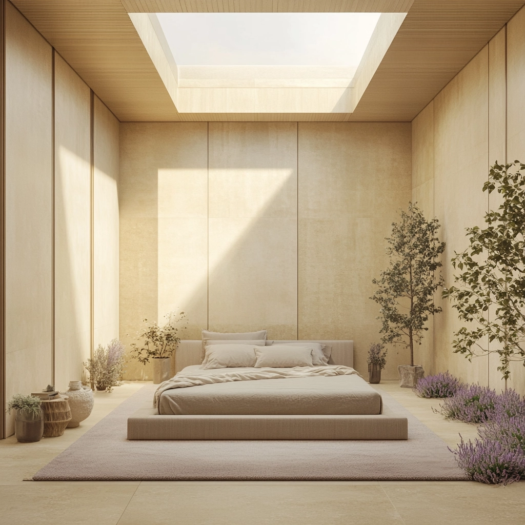 beige and lavender bedroom 65